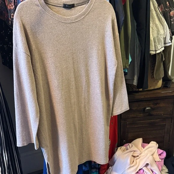Grane Beige Long Sleeve Top - Picture 1 of 7